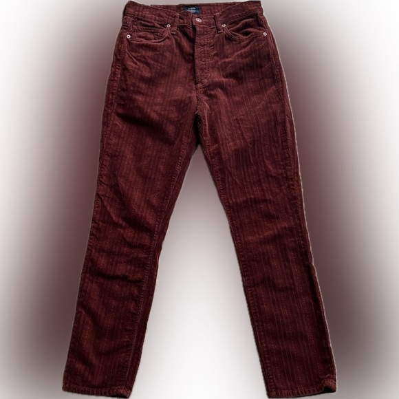 Citizens Of Humanity Warm Brown Slim Corduroy Pants - Picture 1 of 15